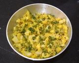 A picture of step 4 of Potato Sabzi.