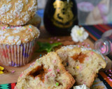 Foto del paso 6 de la receta: Muffins de banana y dulce de leche con cubierta azucarada de coco🥳
