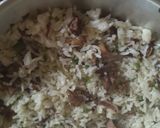 A picture of step 1 of Omurice( omellet with rice.