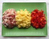 Hình bước làm 4 của món Pizza-mini (phiên bản bánh mì)