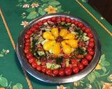 Une image de l'étape 10 de Salade de tomates et concombres au thon sauce algues et ciboulette.