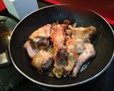 Foto del paso 1 de la receta Conejo en salsa con majada de hígado