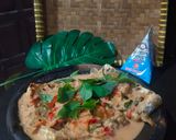 Foto langkah ke 4 dari resep Pecel Santan Tempe Bakar.