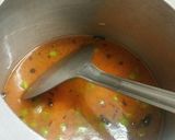 A picture of step 5 of Matar pulao.
