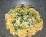 Foto langkah ke 3 dari resep Telur Dadar Bayam.
