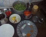 A picture of step 1 of Rajasthani dal dokli.