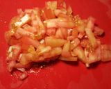 Foto del paso 7 de la receta Ventrescas de bonito, en salsa de cebollas rojas tomates verdes