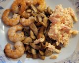 A picture of step 2 of Puff Pastry Empanada with Shrimp, Crab Salad, and More.