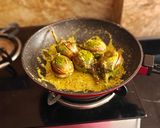 A picture of step 7 of Maharashtrian Traditional Khare Vange.