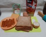 Foto langkah ke 1 dari resep (Recook) Roti Goreng Sosis.