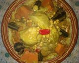 A picture of step 7 of Moroccan Couscous with Seven Vegetables.