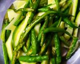 A picture of step 1 of Raw Mango (Instant Pickle).