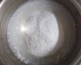 A picture of step 1 of Tricolour dhokla.