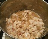 A picture of step 5 of Singaporean curry served with rice, spaghetti and mayo sauce😊.
