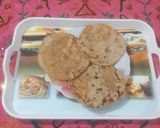 A picture of step 8 of Paneer paratha or amritsari paratha.