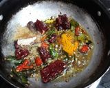 A picture of step 3 of Lemon rice.
