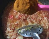 A picture of step 9 of Chicken Tangdi Masala.