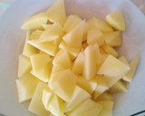 Foto del paso 1 de la receta: Patatas fritas al estilo Formentera con trozos de lomo de cerdo
