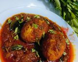 A picture of step 9 of Egg Curry.