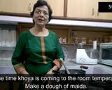 A picture of step 5 of Mawa Gujiya.