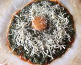 Foto del paso 1 de la receta Pizza de espinacas y huevo🍕