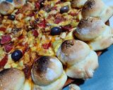 Une image de l'étape 15 de Pizza avec bords au fromage 🍕.