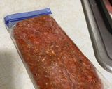 A picture of step 1 of Cheeseburger Wrap.