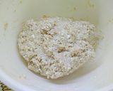 Zabpehelylisztes, túrós, szilvás gombóc recept fázis 2 fotója