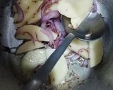 A picture of step 4 of Matar Pulav.
