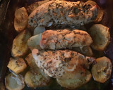 Foto del paso 3 de la receta: Pechugas adobadas con almendras al horno