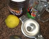 A picture of step 1 of Kik starting my day #my style lemonid 💧keeping fit and healthy.