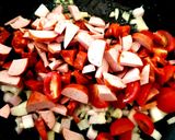 A picture of step 2 of My Chorizo & Smoked Sausage on Pasta. 😍.