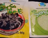 Hình bước làm 1 của món Chè sương sa sương sáo hạt é