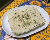 Une image de l'étape 6 de Riz moulé au saindoux et herbes aromatiques.