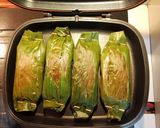 Foto langkah ke 8 dari resep Nasi bakar sambal teri kentang.