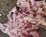 A picture of step 2 of Chicken curry.