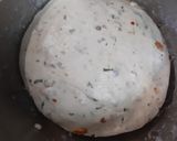 A picture of step 9 of Garlic Bread with fresh basil (no oven bread).