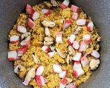 Foto del paso 9 de la receta: 🍚🦪 Risotto con mejillones y surimi 🦪🍚 Risotto de Vigilia - con arroz integral