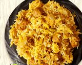 A picture of step 5 of Soyabean pulao.