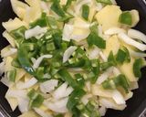 Foto del paso 1 de la receta: Tortilla de patatas con pimientos