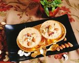 A picture of step 1 of Almond kheer (badam payasam).