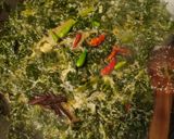 Foto langkah ke 4 dari resep Kalumpe (Karuang) Daun Singkong khas KalTeng.