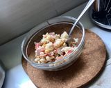 A picture of step 4 of Chinese fried rice 🍚.
