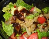 Foto del paso 8 de la receta: Ensalada de berenjenas en escabeche (1) tomate y lechuga