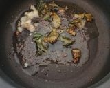 A picture of step 1 of Besan chutney.