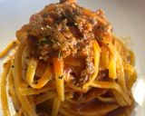 Foto del passaggio 3 della ricetta Fettuccine con sugo di salsiccia