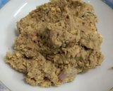 A picture of step 3 of Elephant foot yam vadai.