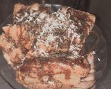 Foto langkah ke 6 dari resep Roti tawar isi pisang coklat topping keju mix susu.