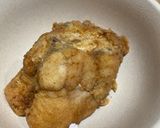Gambar langkah 1 resipi Chicken Sandwich (leftover KFC).