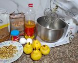 Foto del paso 1 de la receta: Budín de Pera y Nuez con Harina Integral